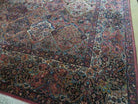 10' X 14' Karastan #700 Multicolor Panel Kirman # 717 Wool Rug American Beauty - Jewel Rugs