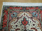 3' X 4' Ultra Fine Handmade Authentic Floral Allover Top Quality Oriental Wool Rug Silk Accents Top Quality Pair B - Jewel Rugs